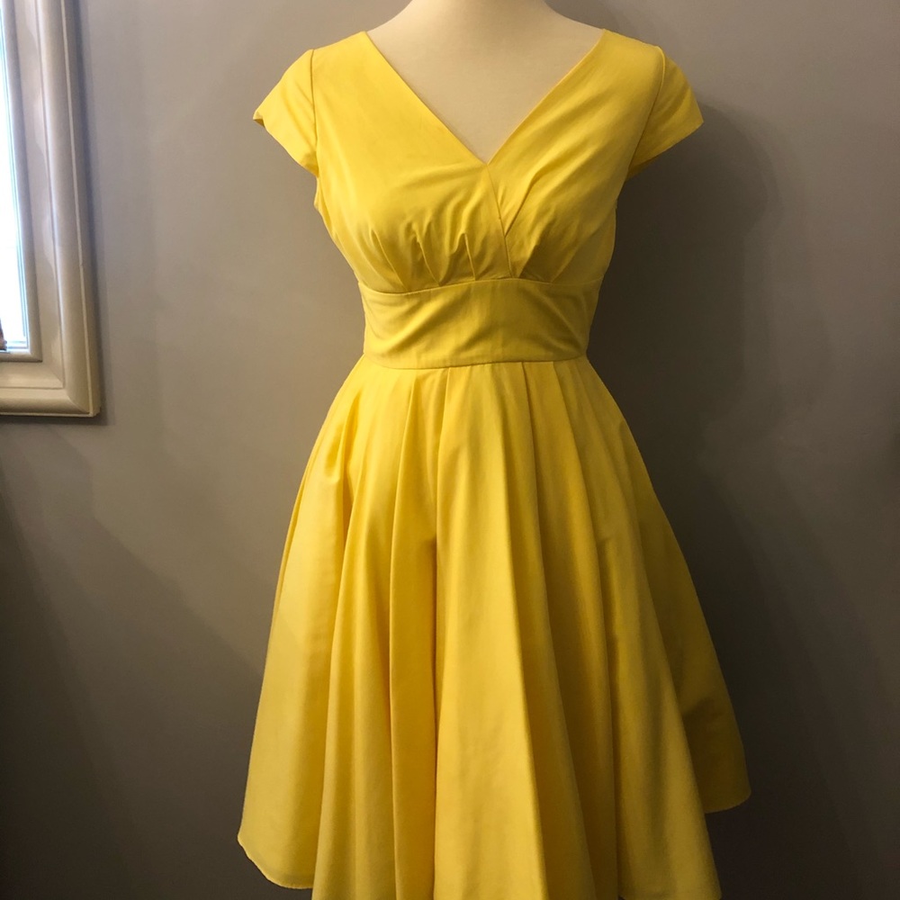 Ted Baker Yellow Dress
